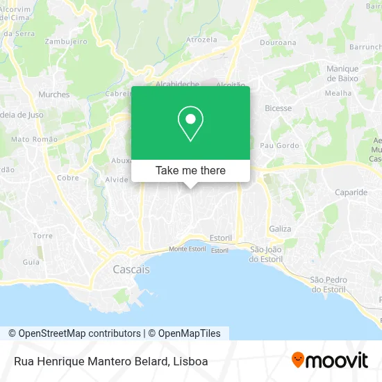 Rua Henrique Mantero Belard map