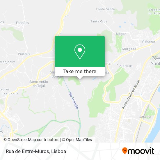 Rua de Entre-Muros mapa