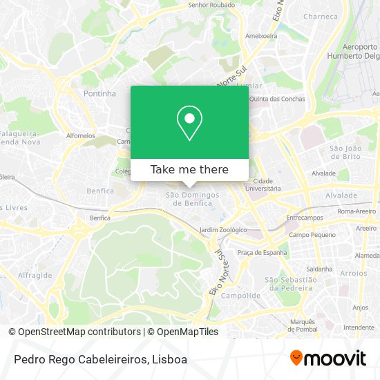 Pedro Rego Cabeleireiros mapa