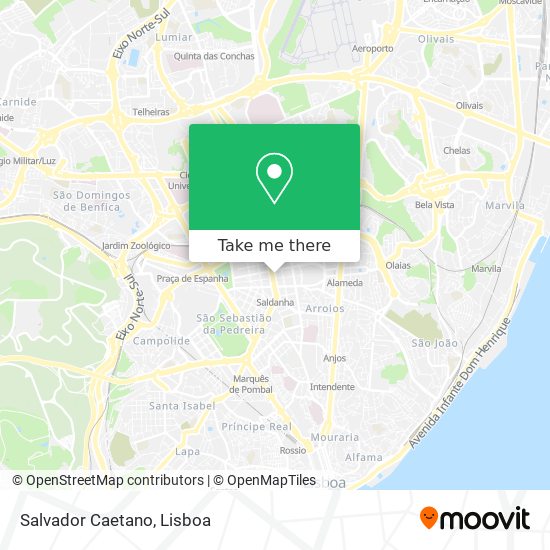 Salvador Caetano map