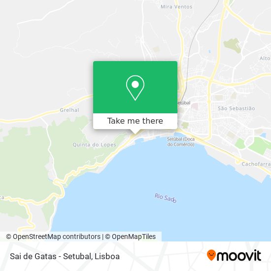 Sai de Gatas - Setubal map