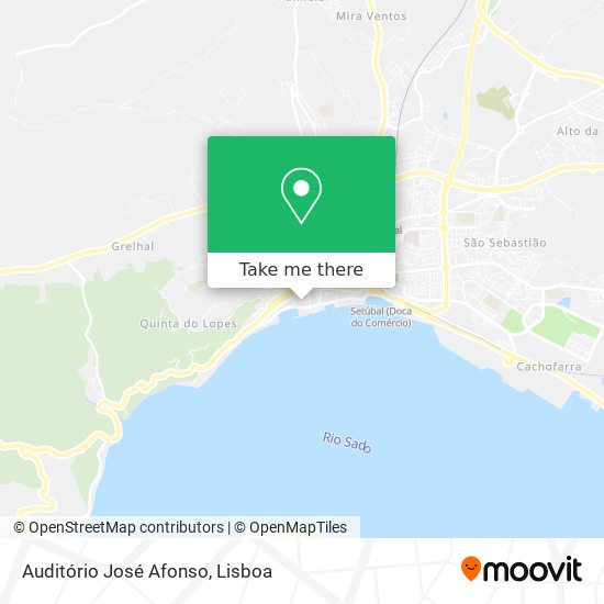 Auditório José Afonso map