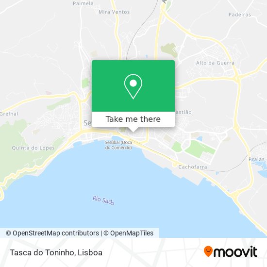 Tasca do Toninho mapa