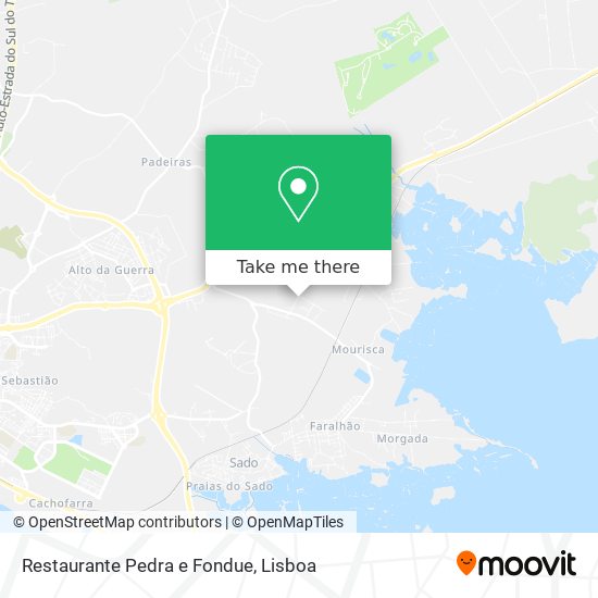Restaurante Pedra e Fondue mapa