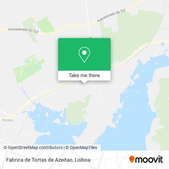 Fabrica de Tortas de Azeitao mapa