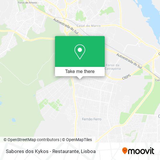 Sabores dos Kykos - Restaurante map