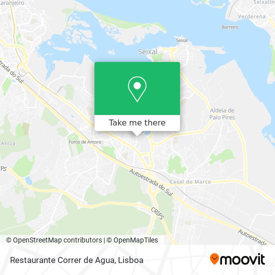 Restaurante Correr de Agua map