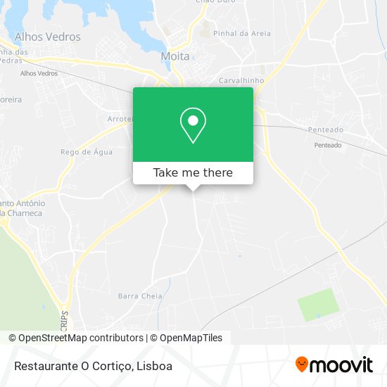 Restaurante O Cortiço mapa