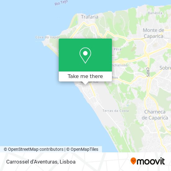 Carrossel d'Aventuras mapa
