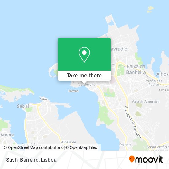 Sushi Barreiro mapa