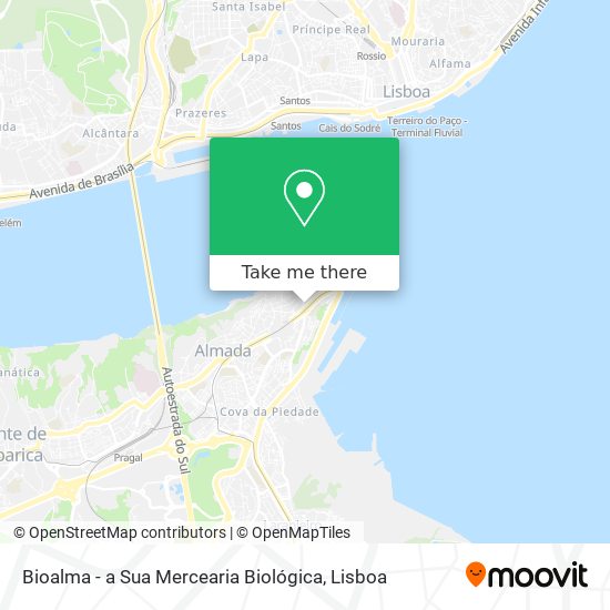 Bioalma - a Sua Mercearia Biológica mapa