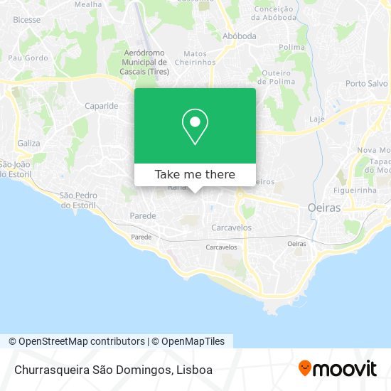 Churrasqueira São Domingos mapa