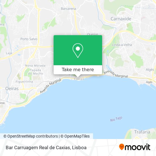 Bar Carruagem Real de Caxias mapa