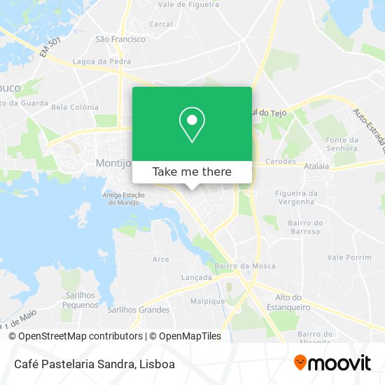 Café Pastelaria Sandra map