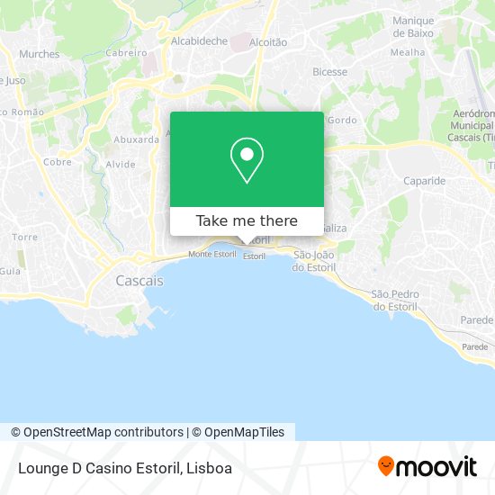 Lounge D Casino Estoril map