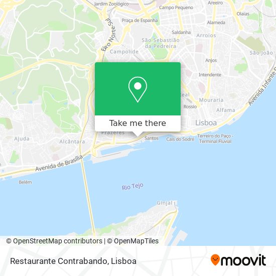Restaurante Contrabando map