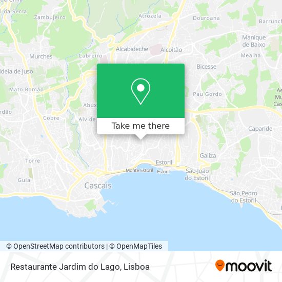 Restaurante Jardim do Lago map