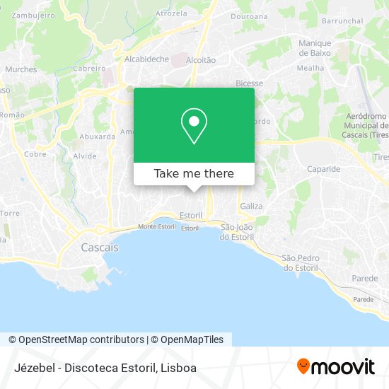 Jézebel - Discoteca Estoril mapa