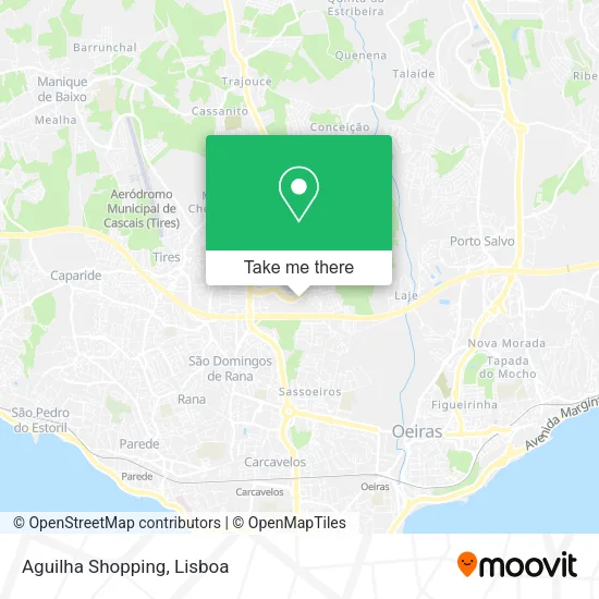 Aguilha Shopping map