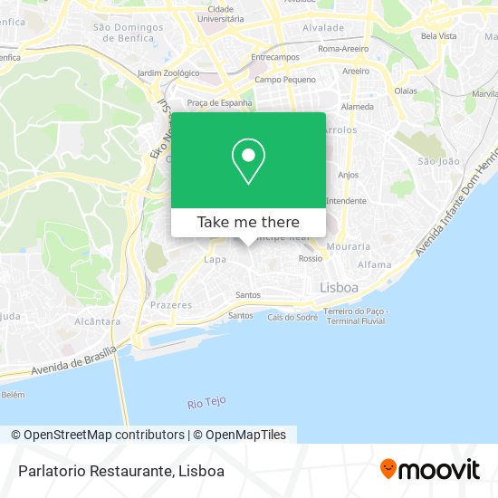 Parlatorio Restaurante map