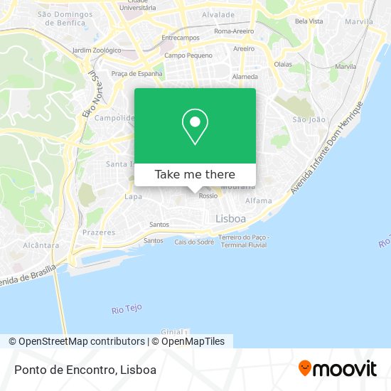 Ponto de Encontro map