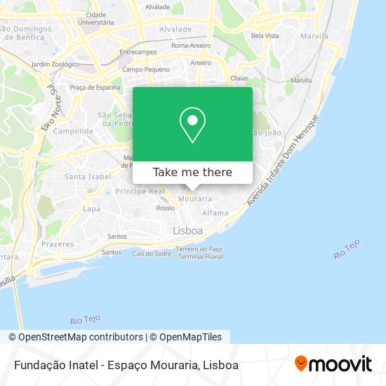Fundação Inatel - Espaço Mouraria map