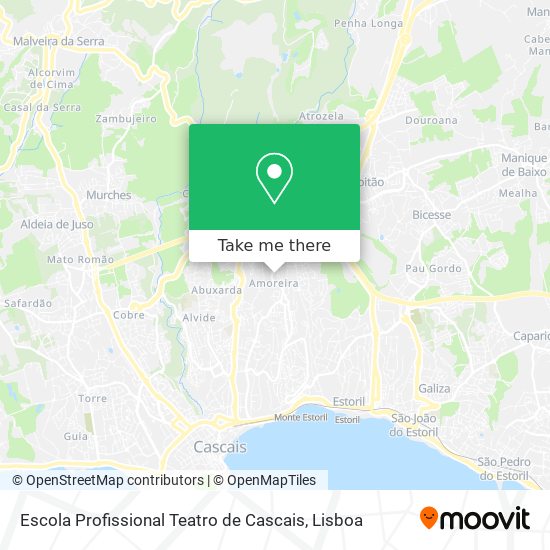 Escola Profissional Teatro de Cascais map