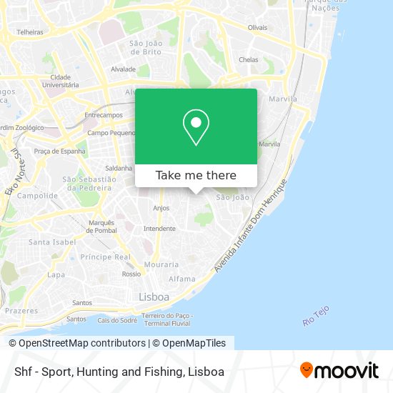 Shf - Sport, Hunting and Fishing map