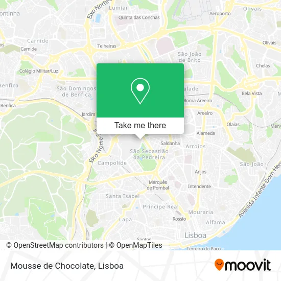 Mousse de Chocolate map