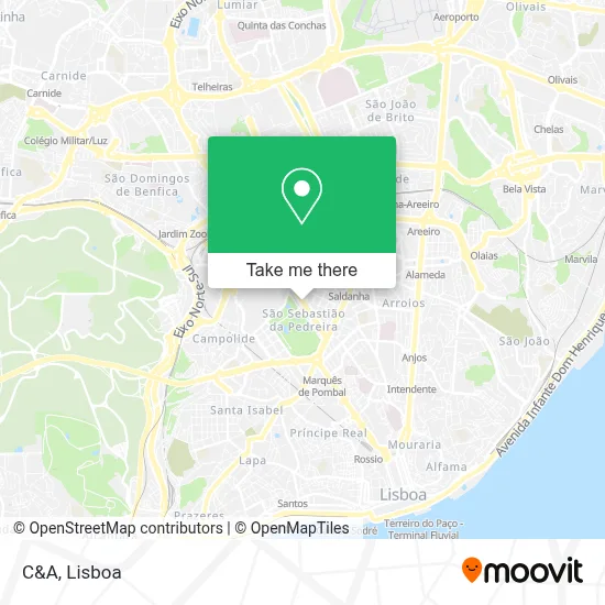 C&A map