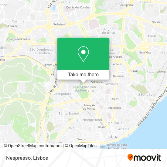 Nespresso map