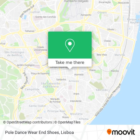 Pole Dance Wear End Shoes map