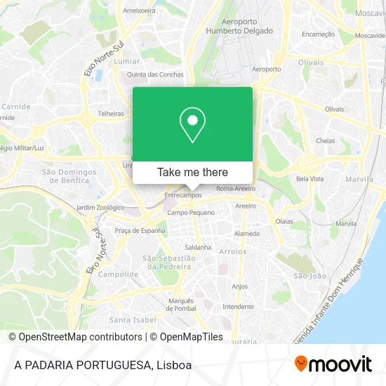 A PADARIA PORTUGUESA map