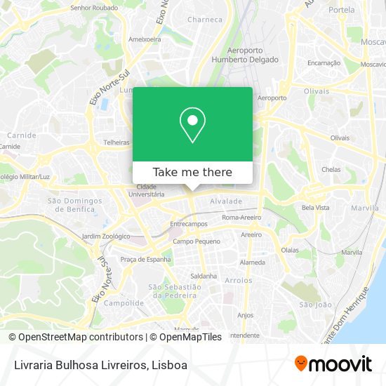 Livraria Bulhosa Livreiros map