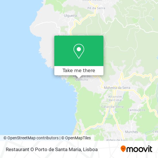 Restaurant O Porto de Santa Maria mapa