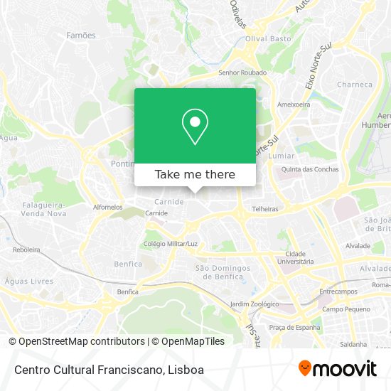 Centro Cultural Franciscano mapa