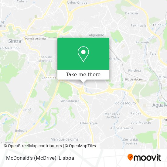 McDonald's (McDrive) map