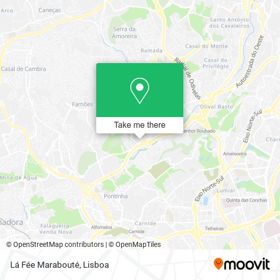Lá Fée Marabouté mapa