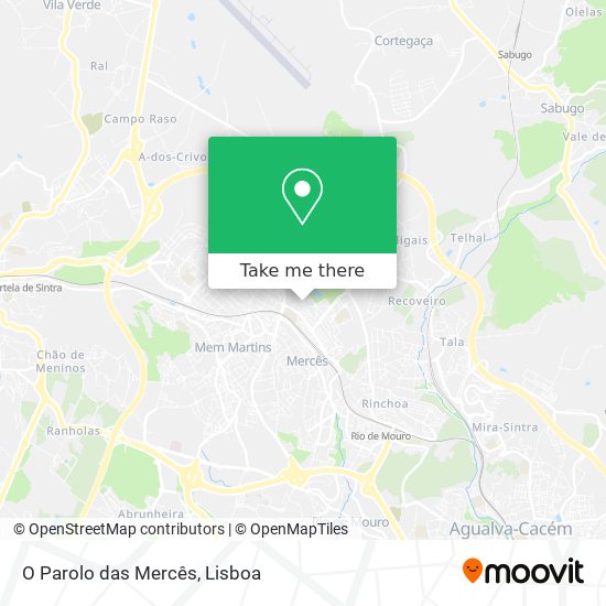 O Parolo das Mercês map