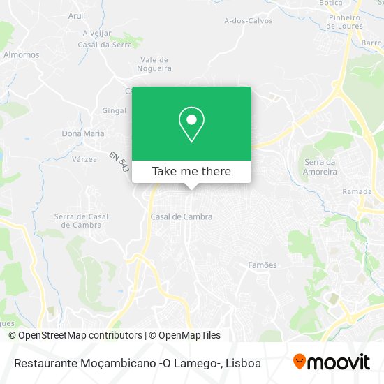 Restaurante Moçambicano -O Lamego- map