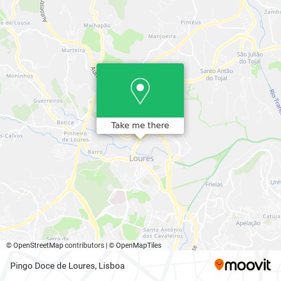 Pingo Doce de Loures mapa