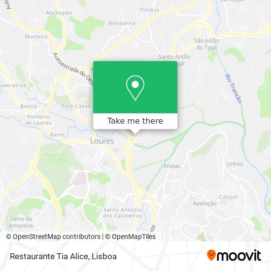 Restaurante Tia Alice mapa