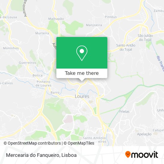 Mercearia do Fanqueiro mapa