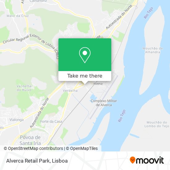 Alverca Retail Park mapa