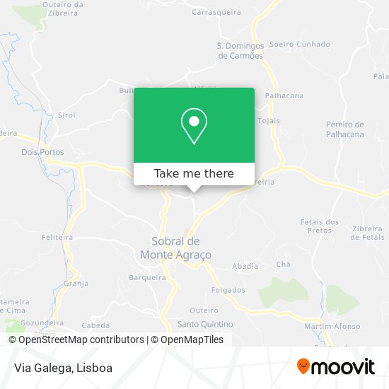 Via Galega map