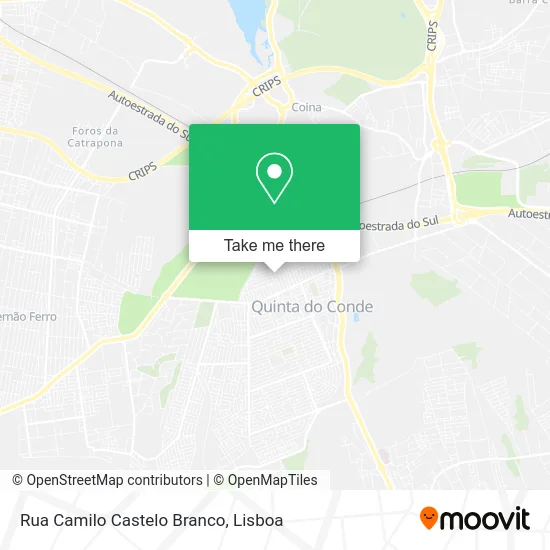 Rua Camilo Castelo Branco map