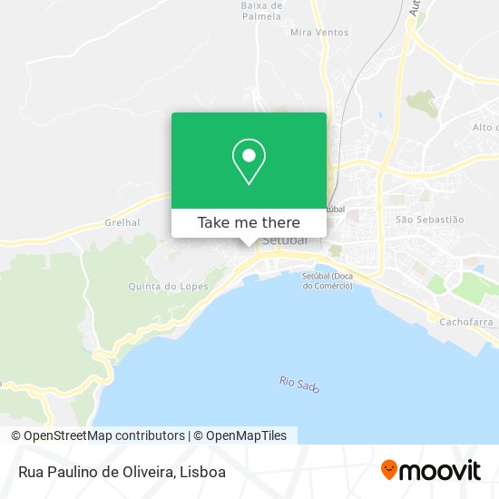 Rua Paulino de Oliveira mapa