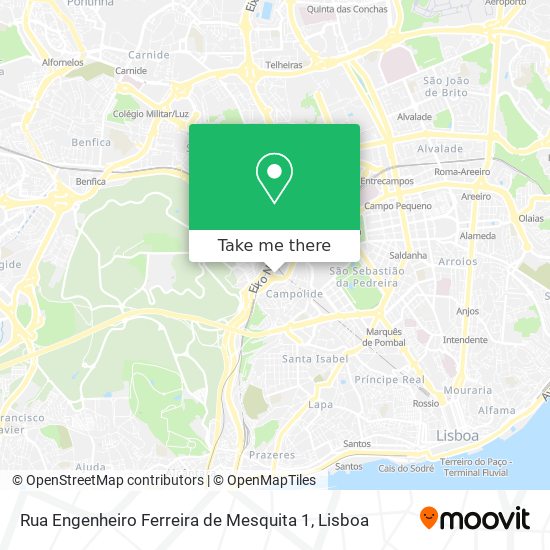 Rua Engenheiro Ferreira de Mesquita 1 mapa