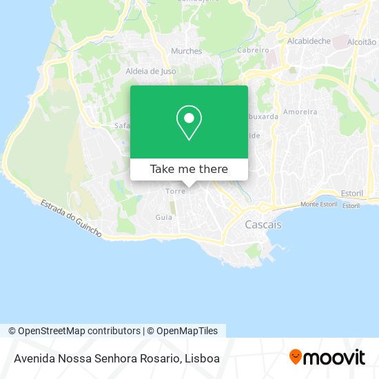 Avenida Nossa Senhora Rosario mapa