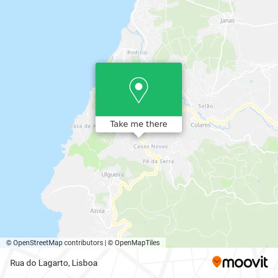 Rua do Lagarto map